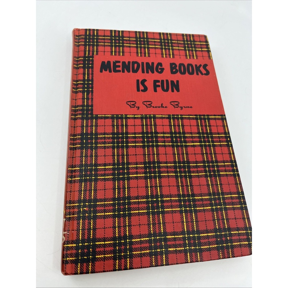 Mending Books is Fun Brooke Byrne 1956 Burgess Publishing